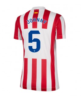 Günstige Atletico Madrid Johnny Cardoso #5 Heimtrikot Damen 2025-26 Kurzarm